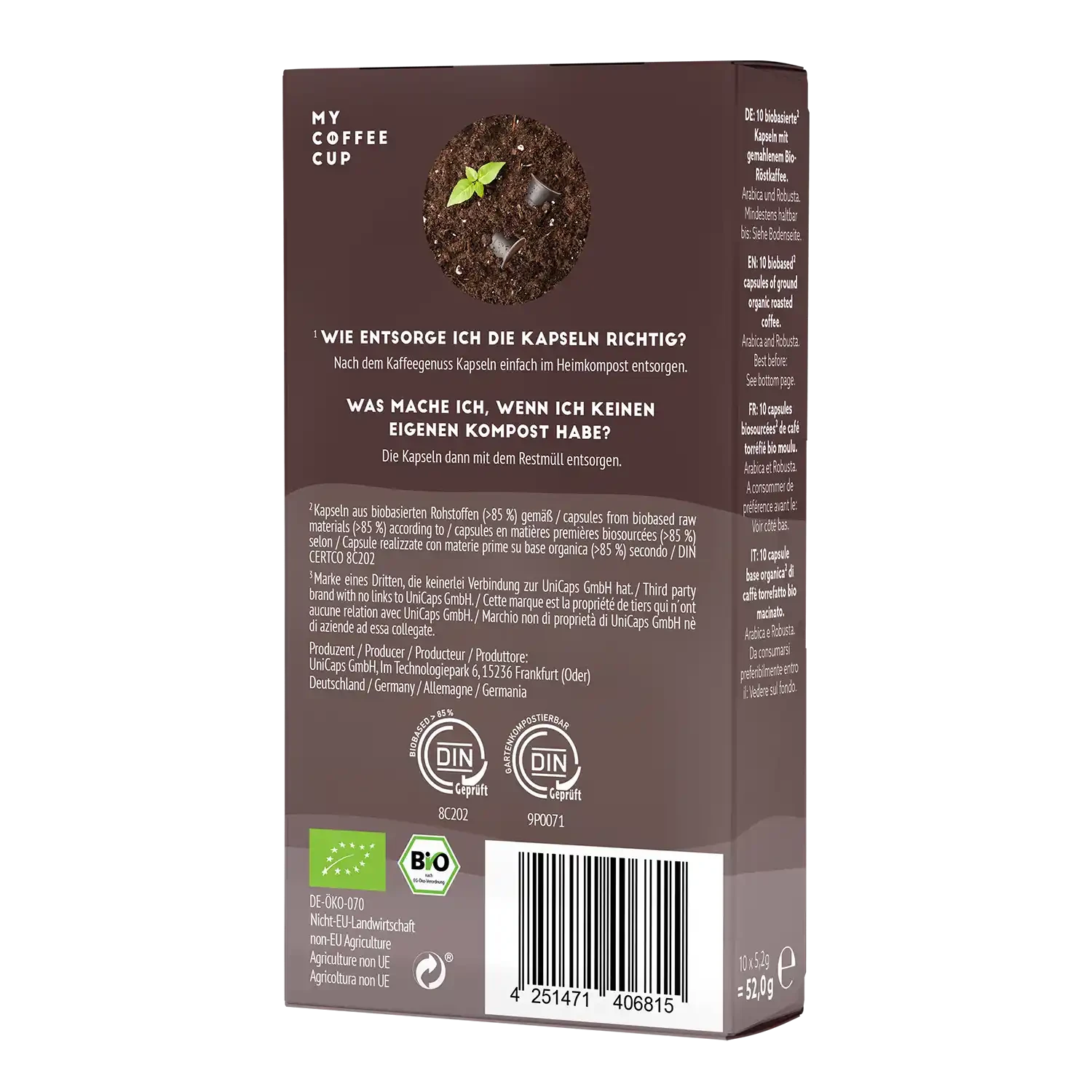 Bio Ristretto Italiano - MyCoffeeCup.de