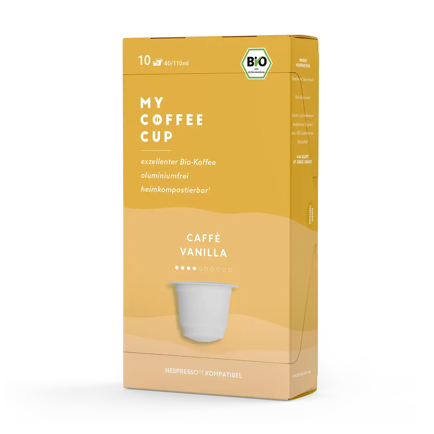 Nespresso kompatible Kapseln - caffé vanilla - MyCoffeeCup.de
