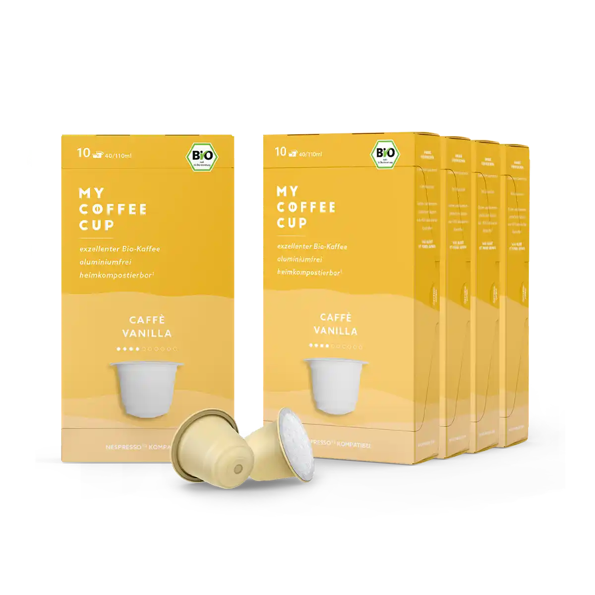 Nespresso kompatible Kapseln - caffé vanilla - MyCoffeeCup.de