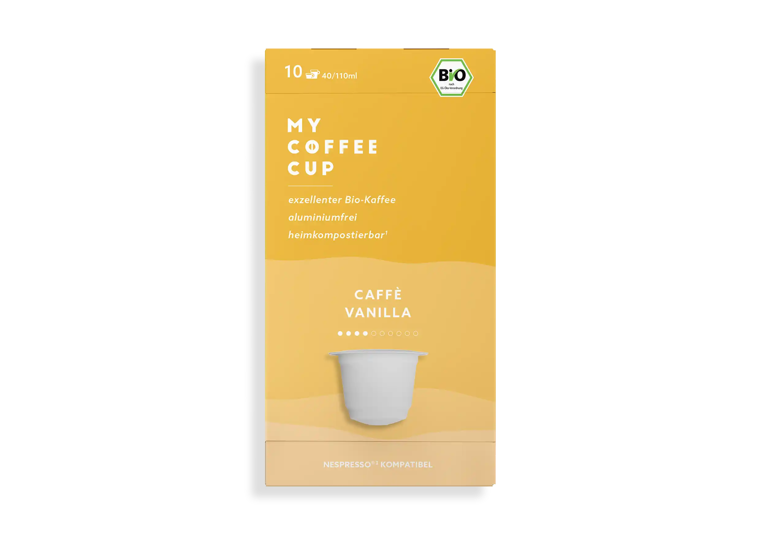 Nespresso kompatible Kapseln - caffé vanilla - MyCoffeeCup.de