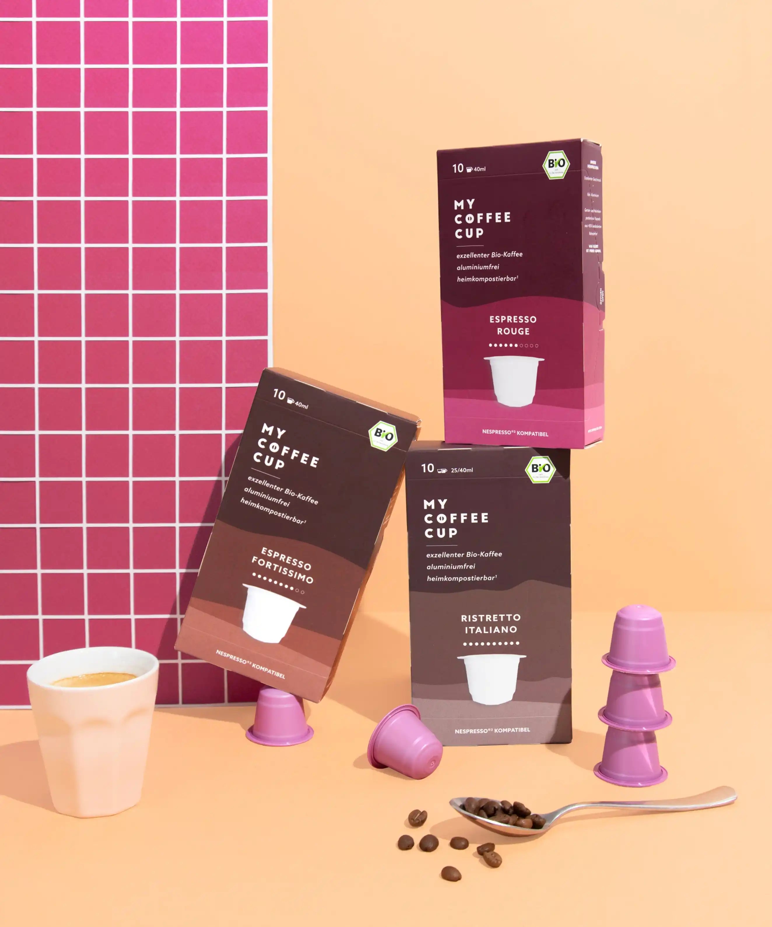 Nespresso kompatible Kapseln - coffee bundle- MyCoffeeCup.de