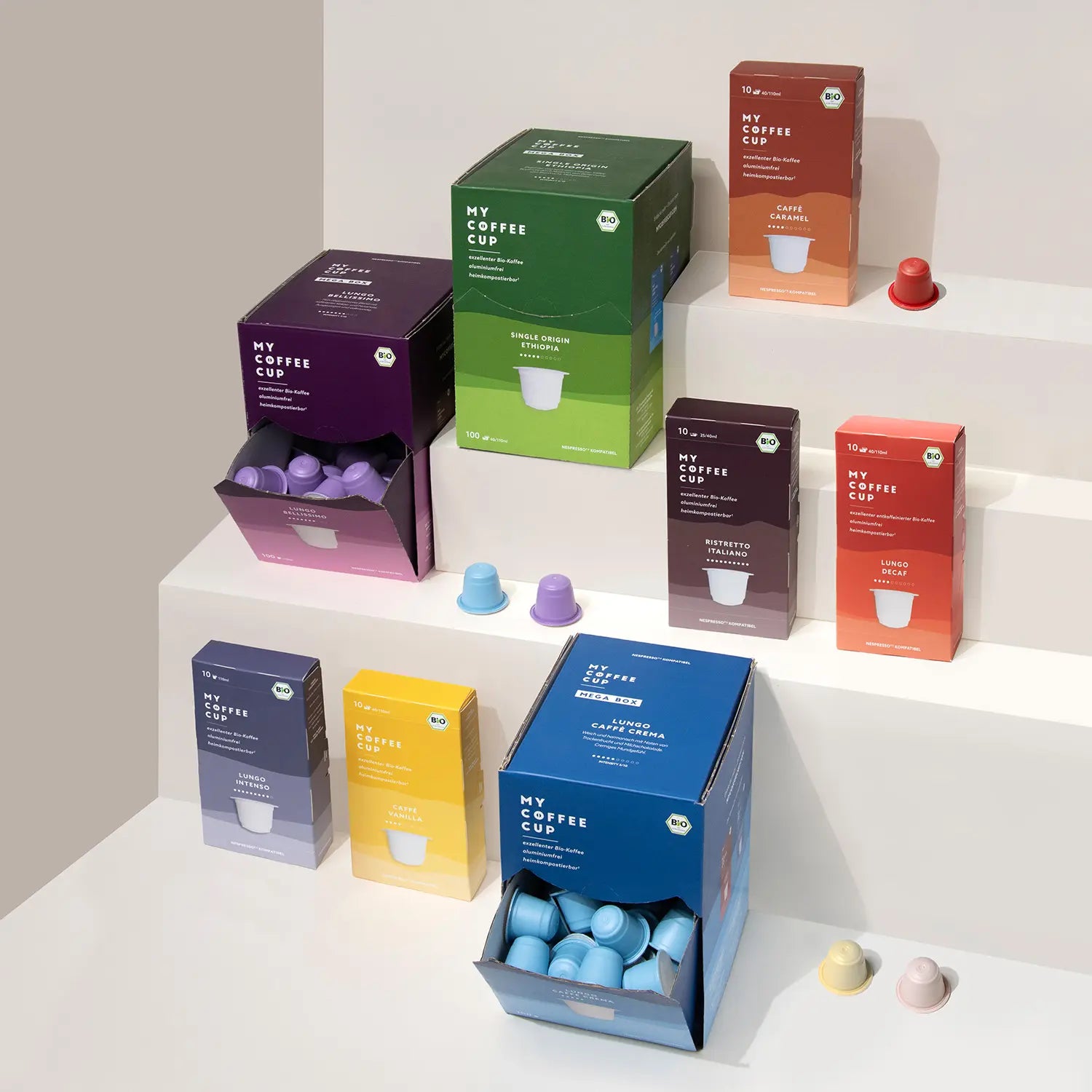 Nespresso kompatible Kapseln - coffee bundle - MyCoffeeCup.de