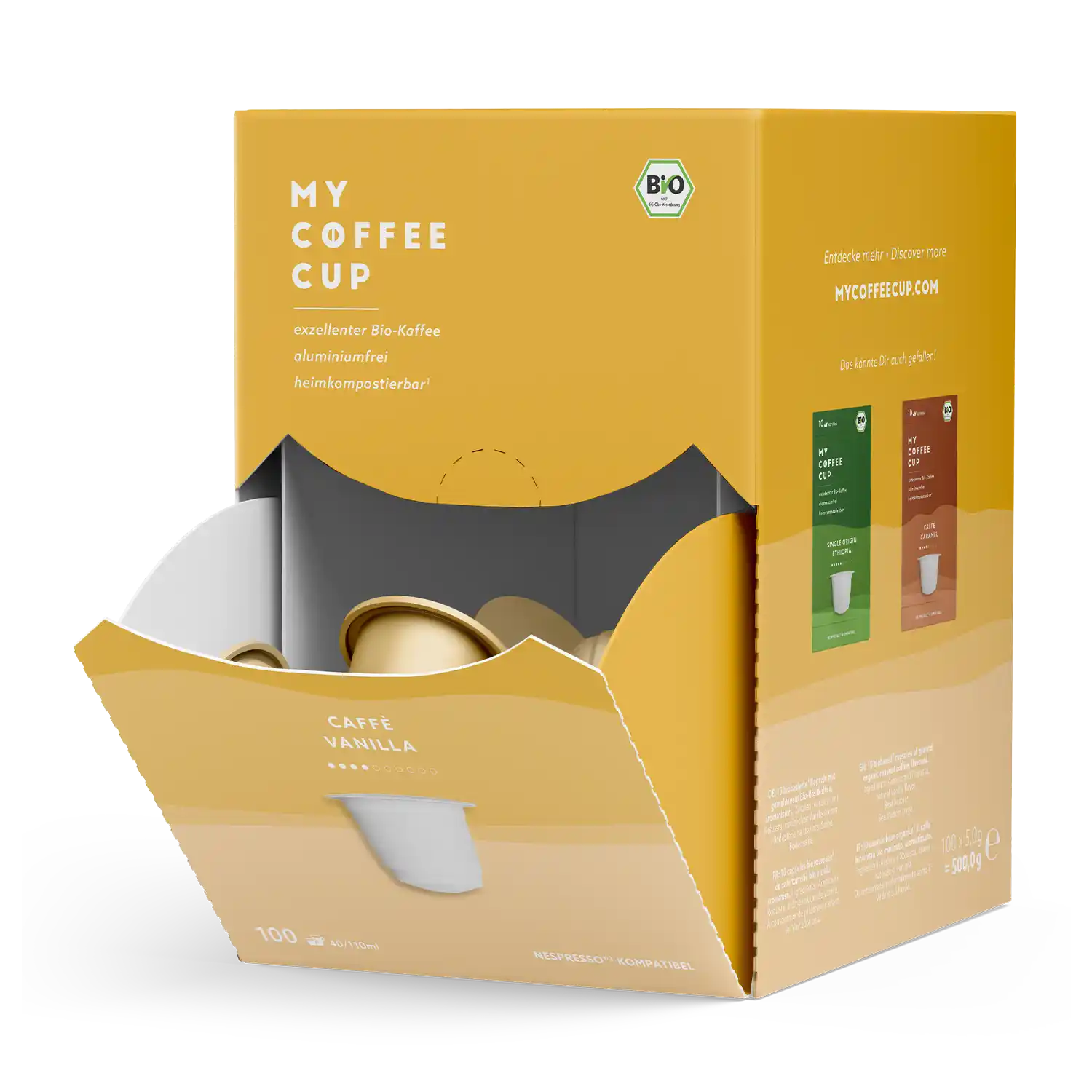 Nespresso kompatible Kapseln - caffé vanilla - MyCoffeeCup.de