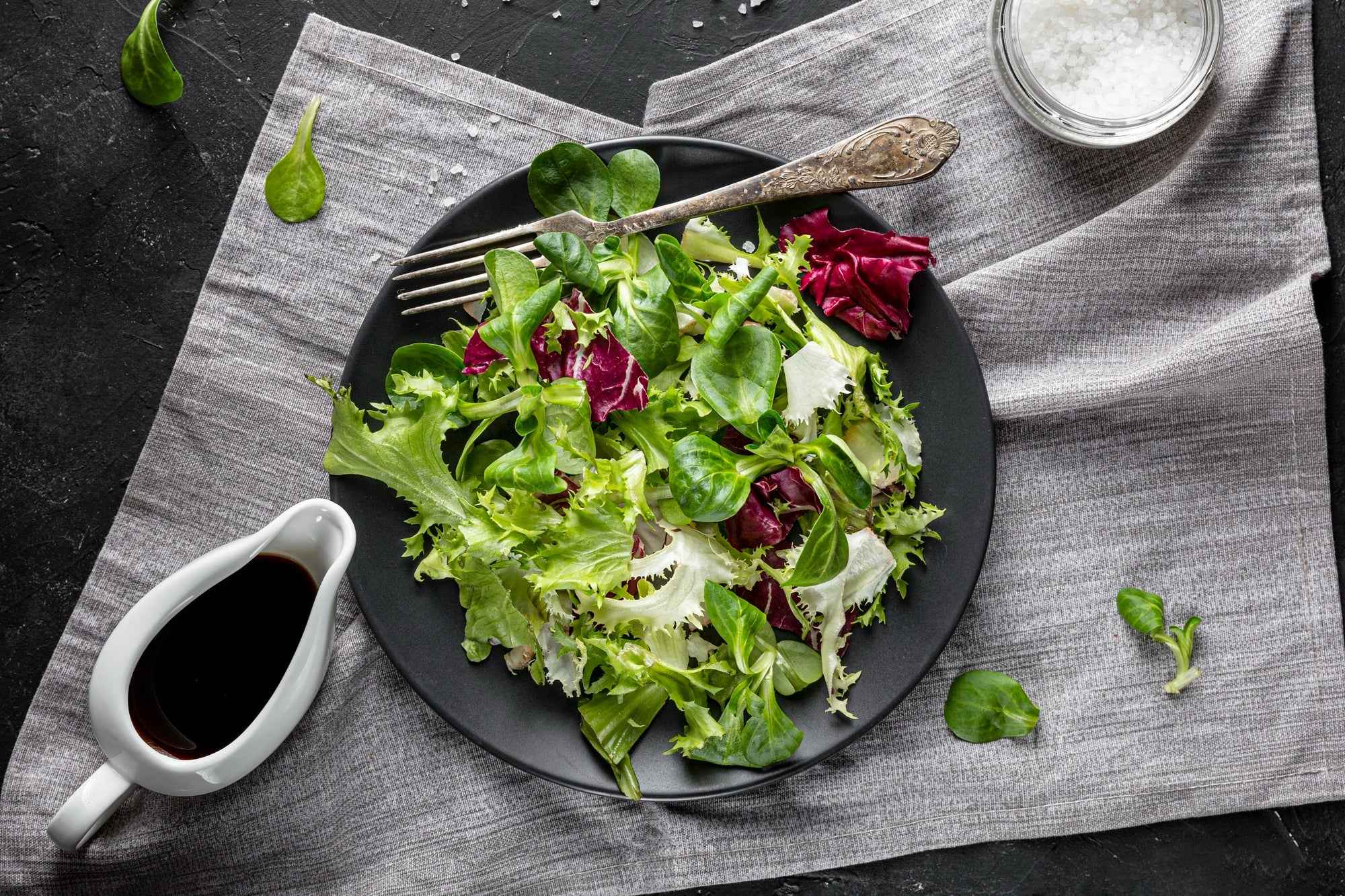 Feldsalat mit Balsamico-Kaffee Essig - MyCoffeeCup.de