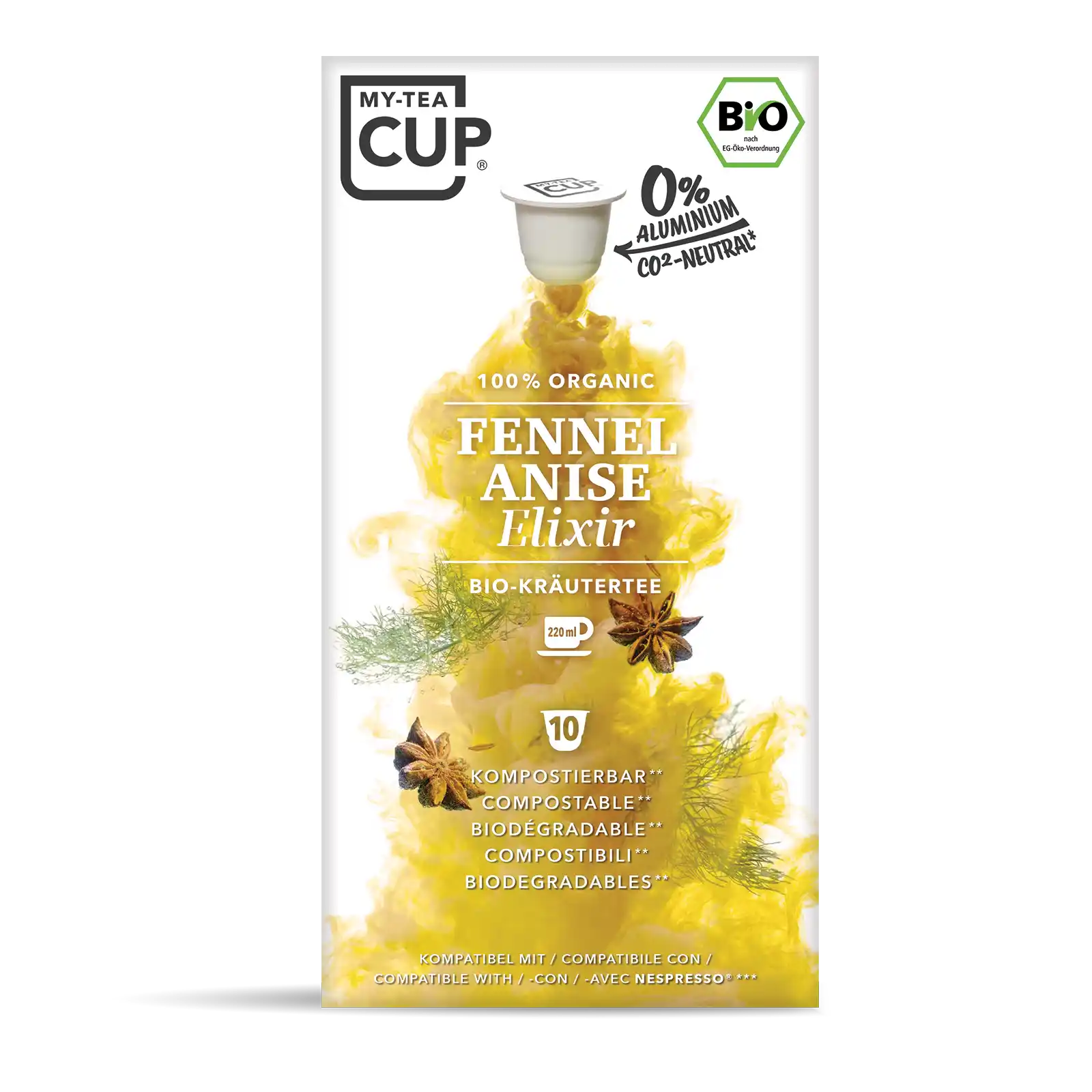 Nespresso kompatible Kapseln - fennel anise elixir - MyCoffeeCup.de