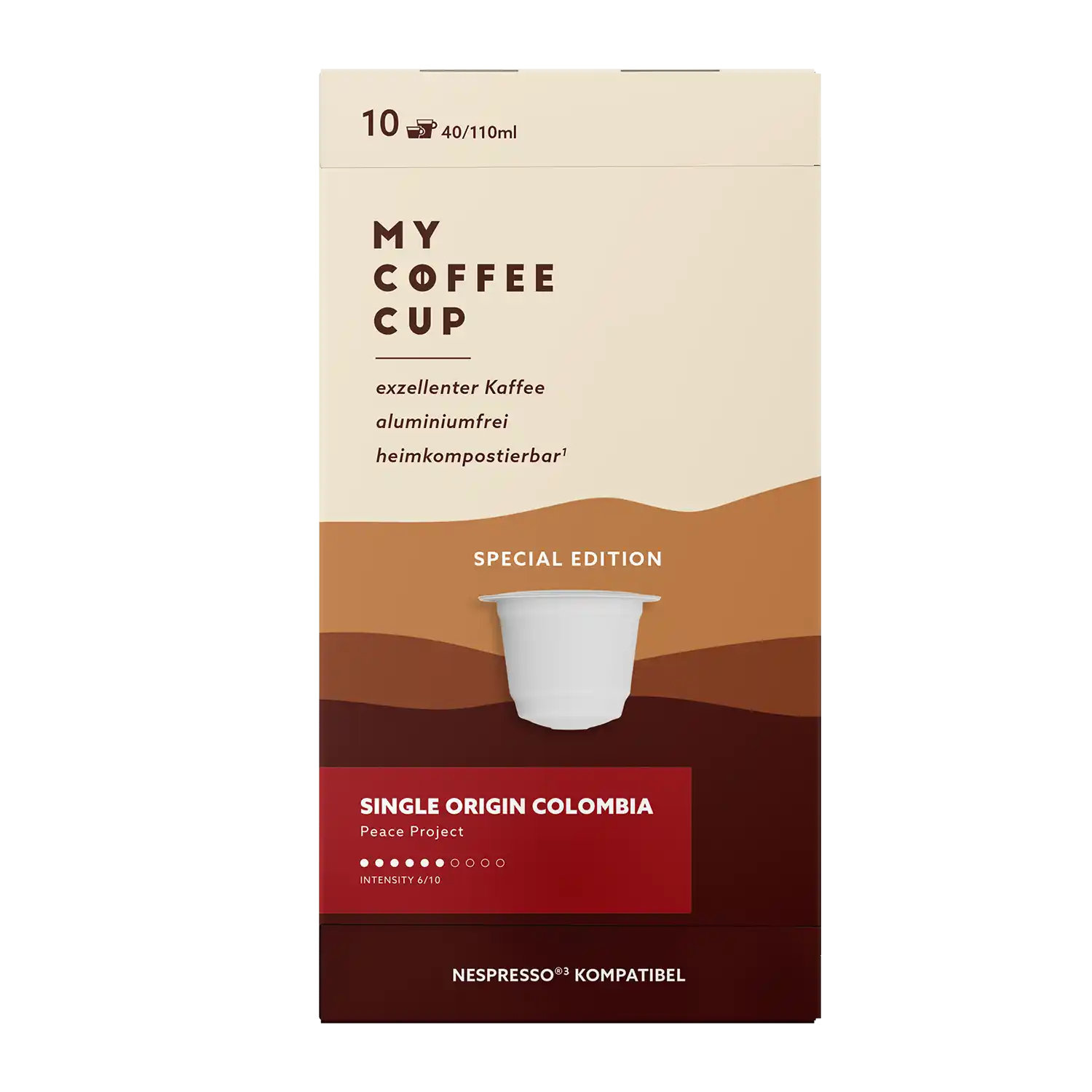 Nespresso kompatible Kapseln - single origin colombia special edition - MyCoffeeCup.de