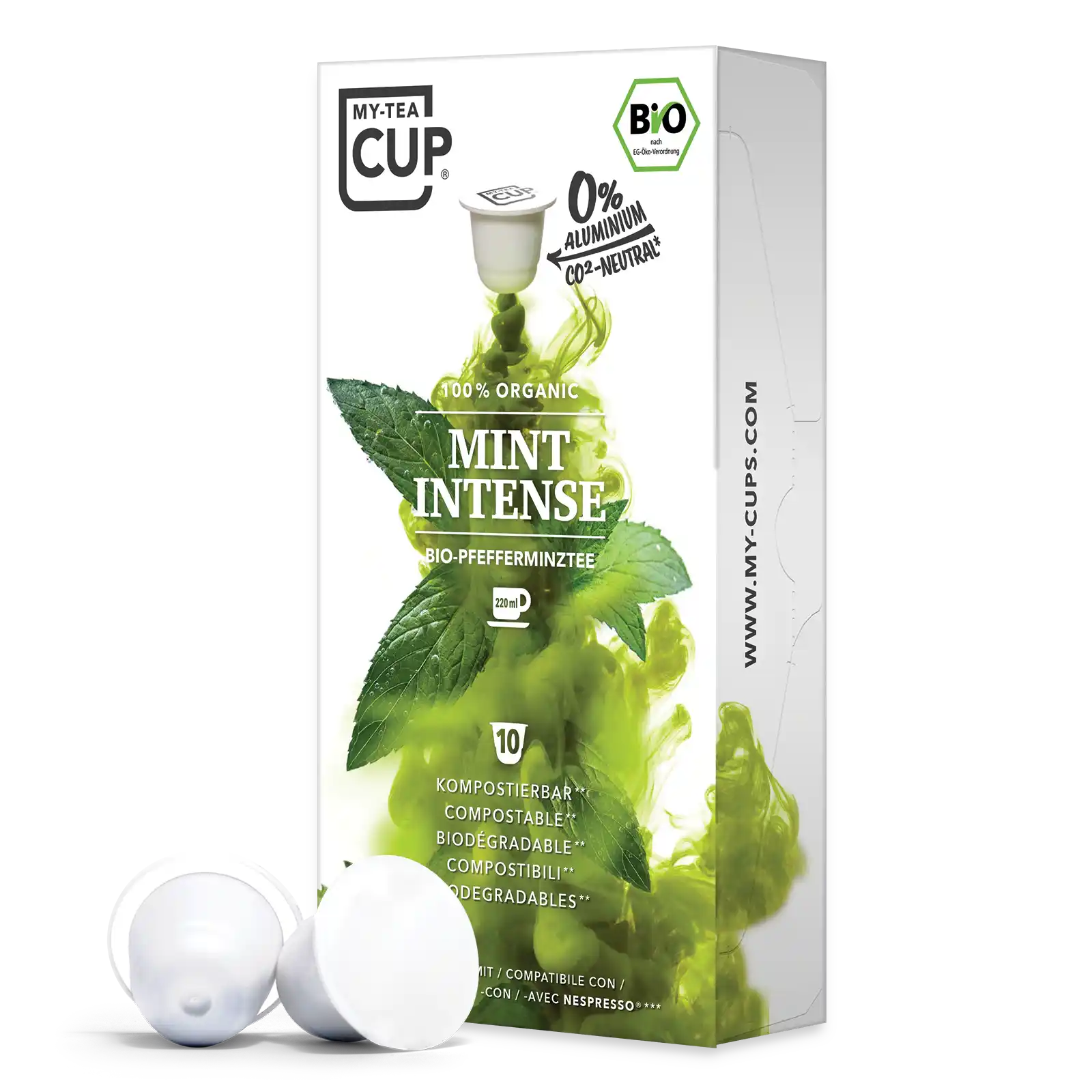 Nespresso kompatible Kapseln - mint intense - MyCoffeeCup.de