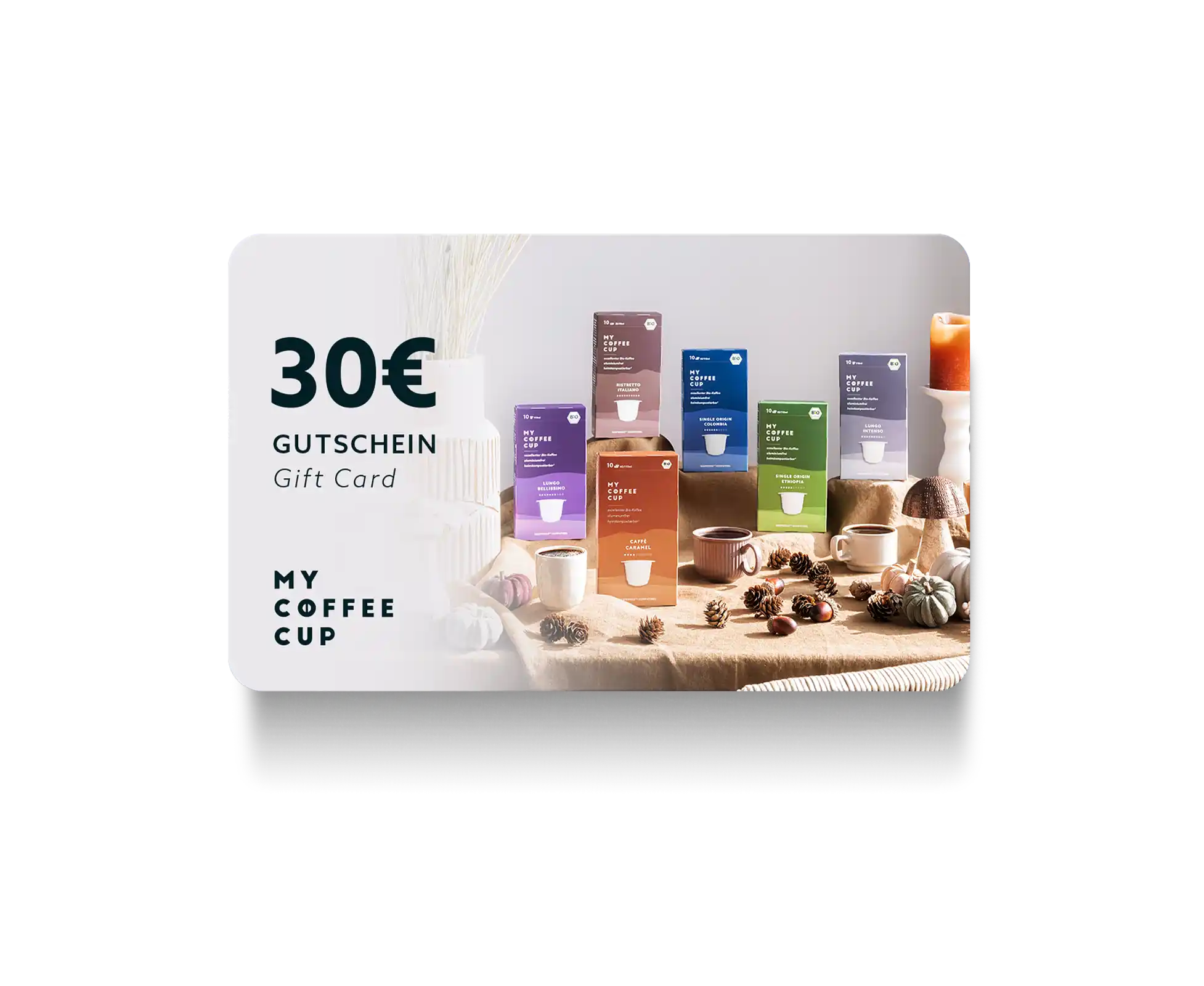 Nespresso kompatible Kapseln -  MyCoffeeCup gift card