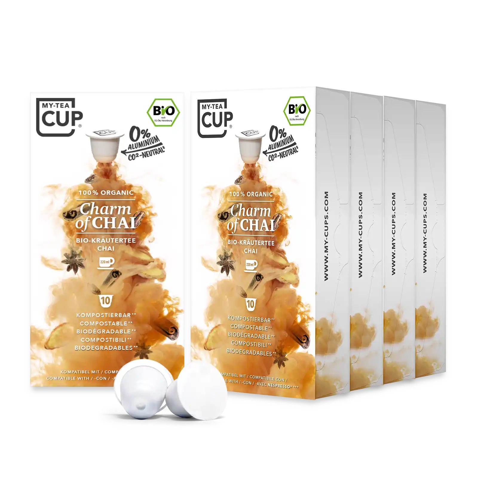 Nespresso kompatible Kapseln - charm of chai - MyCoffeeCup.de