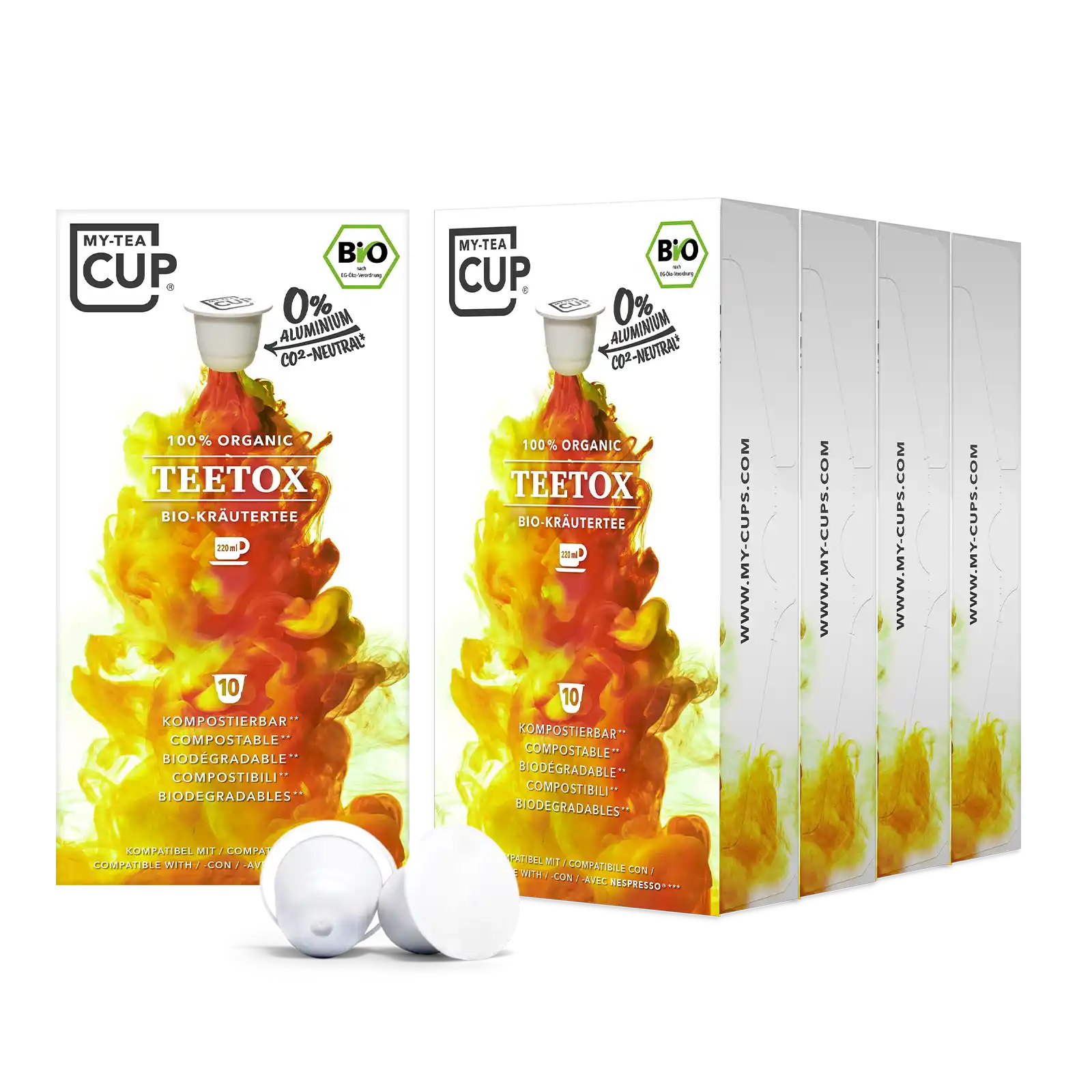 Nespresso kompatible Kapseln - teetox - MyCoffeeCup.de