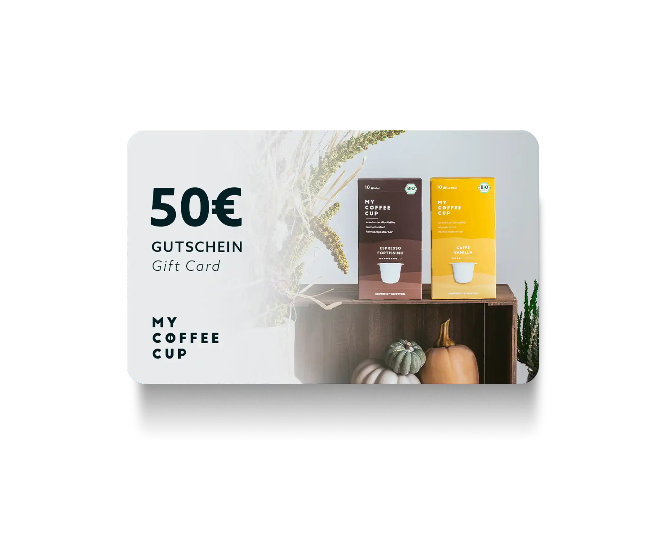 Nespresso kompatible Kapseln -  MyCoffeeCup gift card