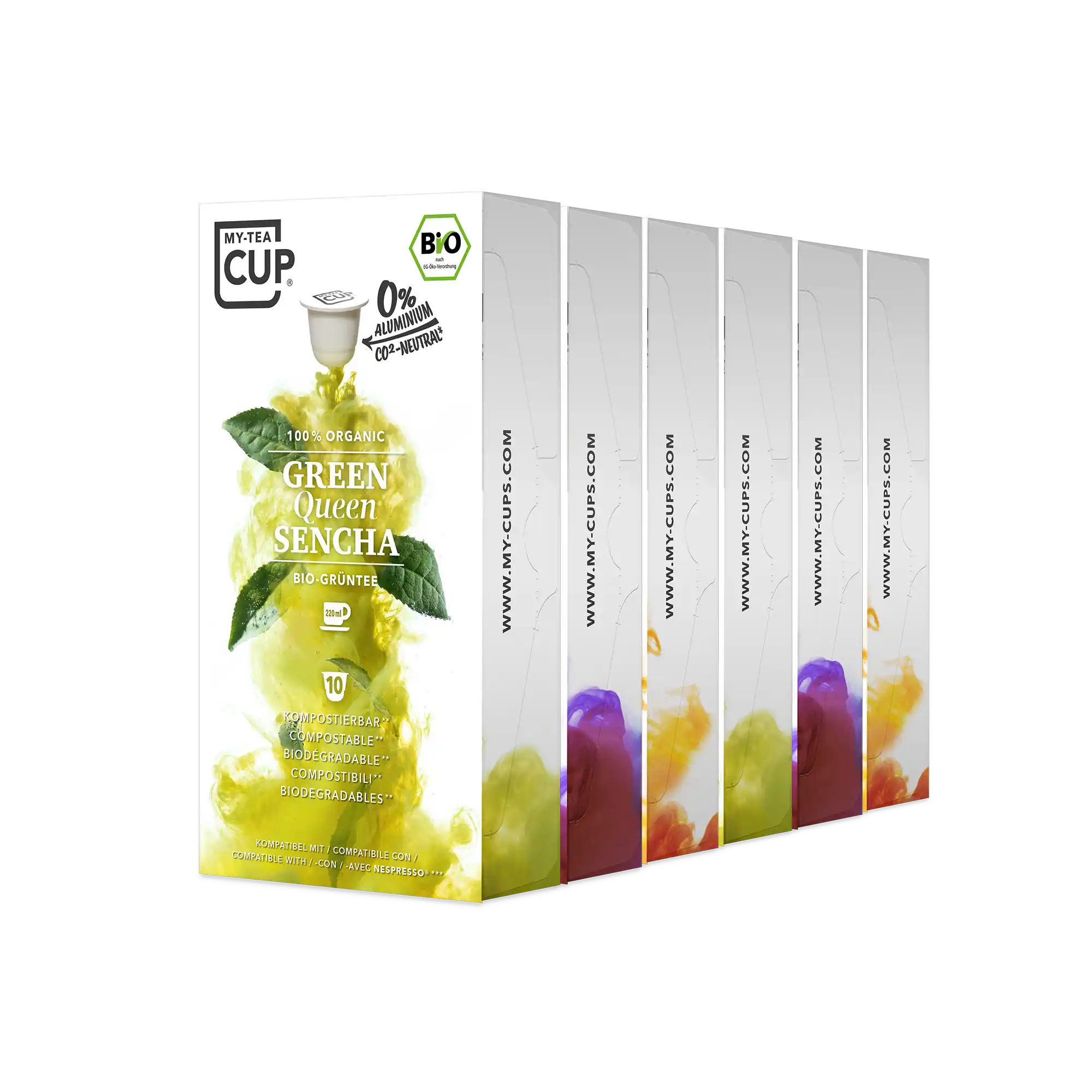 Nespresso kompatible Kapseln - 6 tea bundle - MyCoffeeCup.de