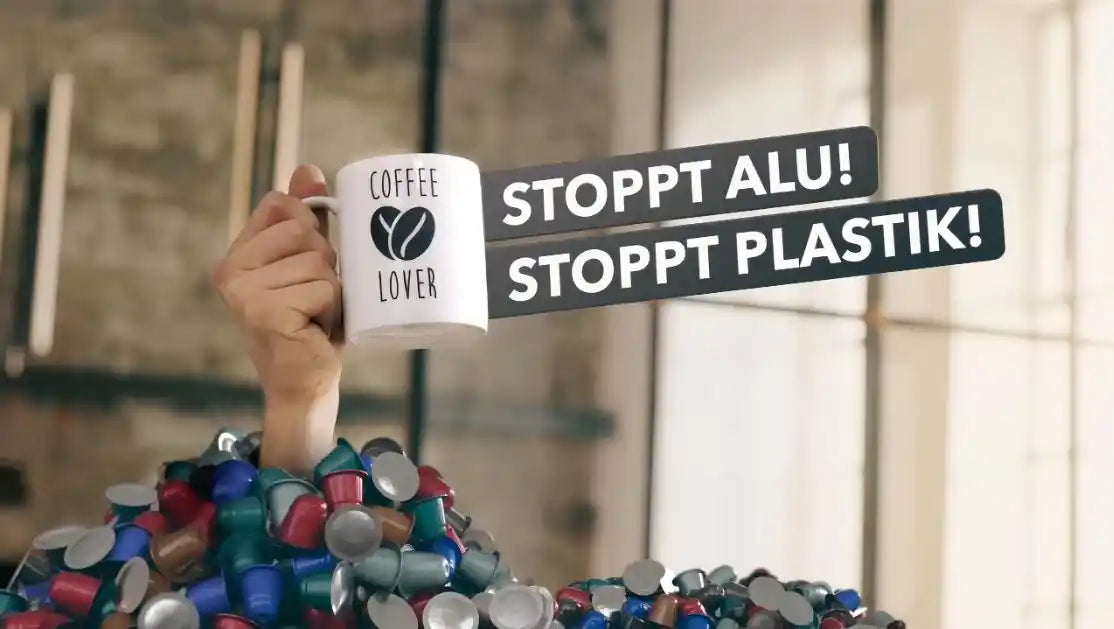 Nespresso kompatible Kapseln - stoppt alu stoppt plastik - MyCoffeeCup.de